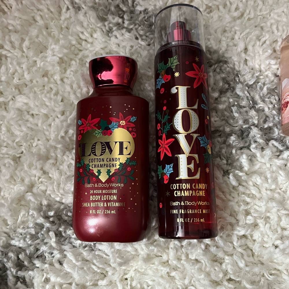 Cotton candy champagne bath and boys works